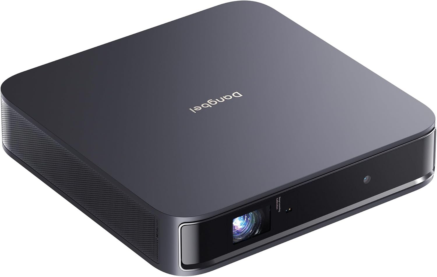 Dangbei Atom Portable Laser Projector, 1200 ISO Lumens, 3D Ready, Official Netflix, 1080p HD with 4K HDR Input, 180″ Display, HDR10, 2x5W Dolby Audio, Home Theater Projector with WiFi and Bluetooth