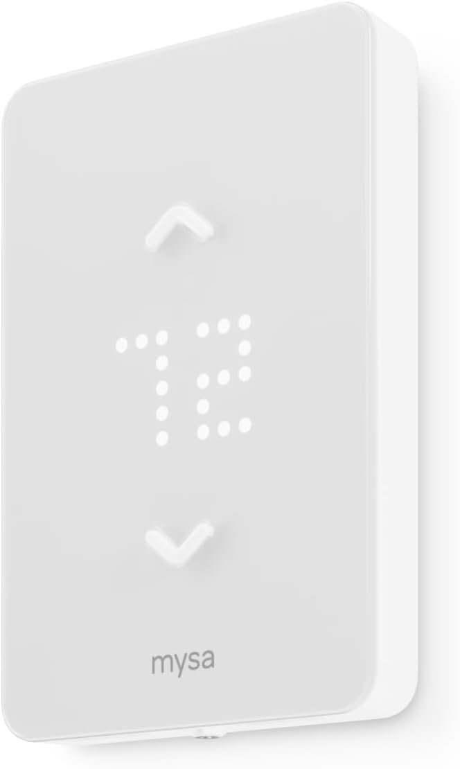 Mysa Smart Thermostat LITE – Line Voltage Electric Baseboard Heater Thermostat 120V/240V | DIY Install | HomeKit, Alexa, Google | Wi-Fi Programmable | App Control