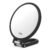 Magnifying Handheld Mirror Double Sided, 1X 15X Magnification Hand Mirrors, Travel Folding Hand Held Mirror, 360°Rotation Pedestal Makeup Vanity Mirror