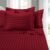 Elegant Comfort Best, Softest, Coziest 6-Piece Sheet Sets! – 1500 Premier Hotel Quality Luxurious Wrinkle Resistant 6-Piece Damask Stripe Bed Sheet Set, Queen Burgundy