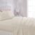 Amazon Basics Lightweight Super Soft, Breathable Easy Care Microfiber 4 Piece Bed Sheet Set with 14-Inch Deep Pockets, Queen, Beige, Solid