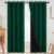 SimpleHome 100% Blackout Curtains for Bedroom,Thermal Insulated Grommet Window Drapes Room Darkening Dark Green Curtains for Living Room with Black Back,52 x 84 Inch,2 Panels