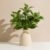 16″ Artificial Eucalyptus Stems Potted Plant Indoor Fake Plants – Realistic Greenery with Vase, Small Artificial Office Desk Plants in Pots for Home Decor Weddings Centerpieces