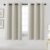 H.VERSAILTEX Blackout Curtains for Bedroom Thermal Insulated Room Darkening Living Room Curtains 63 Inch Long Grommet Privacy Protection Window Curtain Panels/Drapes for Nursery,2 Panels,Ivory/Cream