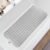 Bathtub Mats for Shower Tub, Extra Long Non-Slip 39 x 16 Inch Bath Mat with Drain Holes and Suction Cups, BathMat for Bathroom with Machine Washable (Clear Grey)