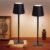 CHLORANTHUS 2 Pack Cordless Table Lamps, 3 Colors Stepless Dimming, 5000mAh Rechargeable Battery LED Desk Lamp for Bedroom/Couple Dinner/Desk/Cafe/Dining Room/Terrace