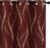 Yakamok Blackout Curtains 84 inch Length Living Room Thermal Insulated Gold Wave Line Dots Pattern Curtains Room Darkening Grommet Curtains for Bedroom, Burgundy, W52 x L84-inch, 2 Panels