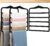 Closet Organizers and Storage,3 Pack Organization and Storage Pants-Hangers-Space-Saving,Velvet Hanger for Dorm Room for College Students Girls Boys Guys Hanging Jean Scarf