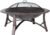 Fire Sense 60857 Fire Pit Roman Brushed Painted Steel Legs Wood Burning Lightweight Portable Patio Outdoor Firepit Backyard Fireplace Included Screen Lift Tool – 35″