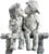 Collections Etc First Kiss, Puppy Love, Kissing Couple Garden Sculpture, 8 1/4″ L x 4 3/4″ W x 9″ H