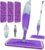 HOMTOYOU Spray Mops for Floor Cleaning: Wet Mop for Hardwood Tile Wood Laminate Vinyl – 3 Washable Microfiber Pads for Swiffer Powermop – Absorbs Pet Hair Dust