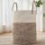 Large Woven Laundry Basket Hamper,60L Cotton Rope Storage Bin for Blankets,Toys and Clothes,Decorative Tall Nursery Hamper for Living Room,Baby Nursery,Bathroom and Bedroom,Brown