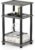 Furinno JUST Side Table, 3-Tier End Table, Open Shelves Night Stand, Bedside Table, Toolless Assembly, for Living Room, Bedroom, Bathroom, French Oak