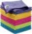 Microfiber Cleaning Cloths, 15 Pack Cleaning Rags, Wet and Dry Use Cleaning Towels, Highly Absorbent and Soft Feel, Lint Free, Streak Free, 11.5″X11.5″(Red/Yellow/Green/Blue/Purple)