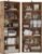 IRONCK Bookshelves and Bookcases Set of 2 Floor Standing 6 Tiers Display Storage Shelves 70 in Tall Bookcase Home Decor Furniture for Home Office, Living Room, Bed Room