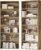 IRONCK Bookshelves and Bookcases Set of 2 Floor Standing 6 Tiers Display Storage Shelves 70 in Tall Bookcase Home Decor Furniture for Home Office, Living Room, Bed Room